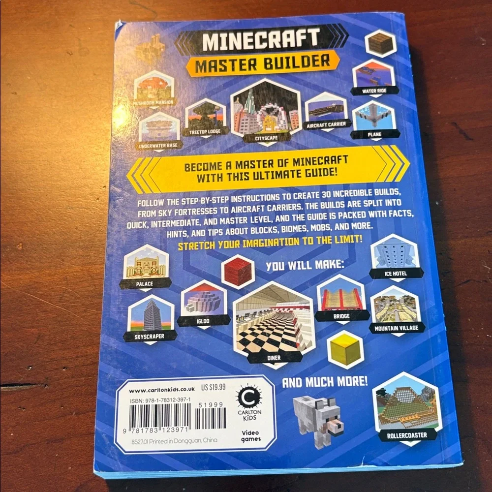 Scholastic Pokémon Handbook and Minecraft Master Builder Handbook, Paperback